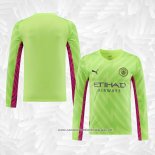 Camisola Manchester City Goleiro 2023-2024 Manga Comprida Verde