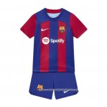 1º Camisola Barcelona 2023-2024 Crianca