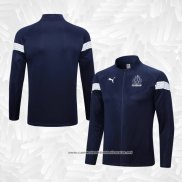 Jaqueta Olympique Marsella 2022-2023 Azul Oscuro