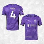 3º Camisola Liverpool Jogador Virgil 2023-2024