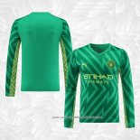 Camisola Manchester City Goleiro 2023-2024 Manga Comprida Verde