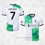 2º Camisola Liverpool Jogador Luis Diaz 2023-2024