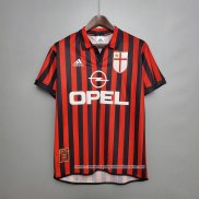 Retro 1º Camisola AC Milao 1999-2000