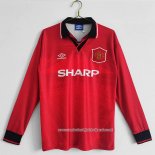 Retro 1º Camisola Manchester United 1994-1996 Manga Comprida