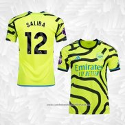 2º Camisola Arsenal Jogador Saliba 2023-2024