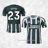2º Camisola Manchester United Jogador Shaw 2023-2024