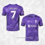 3º Camisola Liverpool Jogador Luis Diaz 2023-2024