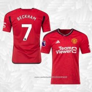 1º Camisola Manchester United Jogador Beckham 2023-2024