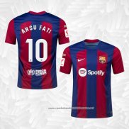 1º Camisola Barcelona Jogador Ansu Fati 2023-2024