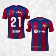 1º Camisola Barcelona Jogador F.De Jong 2023-2024