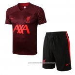 Fato de Treino Liverpool 2022-2023 Manga Curta Vermelho - Calcas Curta