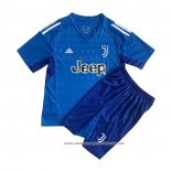 Camisola Juventus Goleiro 2023-2024 Crianca Azul