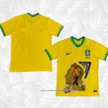 Camisola Brasil Pele Special 2022 Amarelo Tailandia