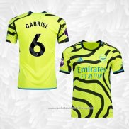 2º Camisola Arsenal Jogador Gabriel 2023-2024