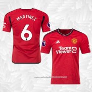 1º Camisola Manchester United Jogador Martinez 2023-2024