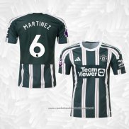 2º Camisola Manchester United Jogador Martinez 2023-2024