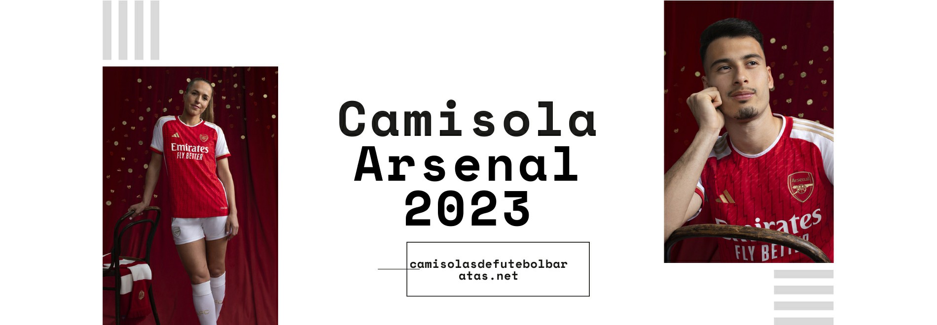 Camisola Arsenal 2023-2024
