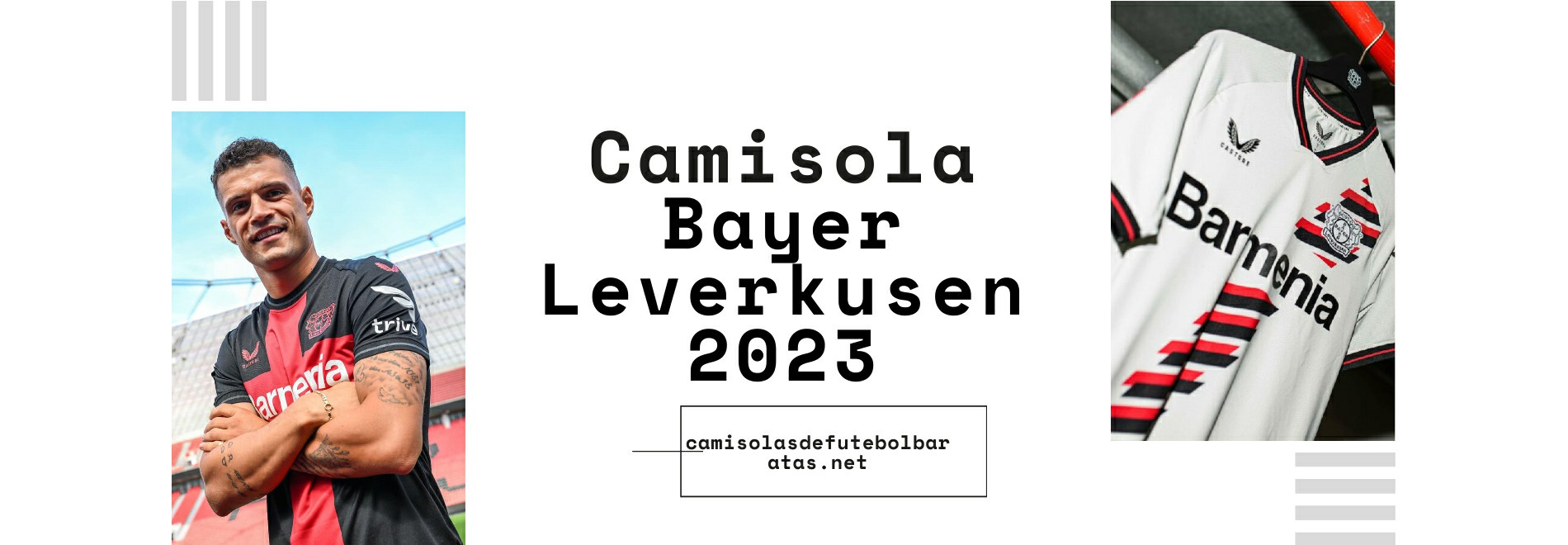 Camisola Bayer Leverkusen 2023-2024