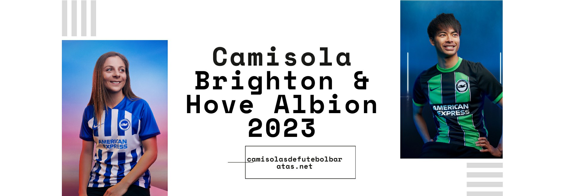 Camisola Brighton & Hove Albion 2023-2024