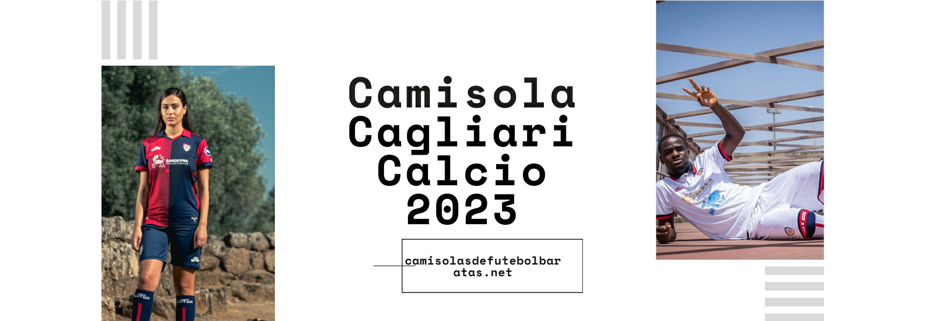 Camisola Cagliari Calcio 2023-2024
