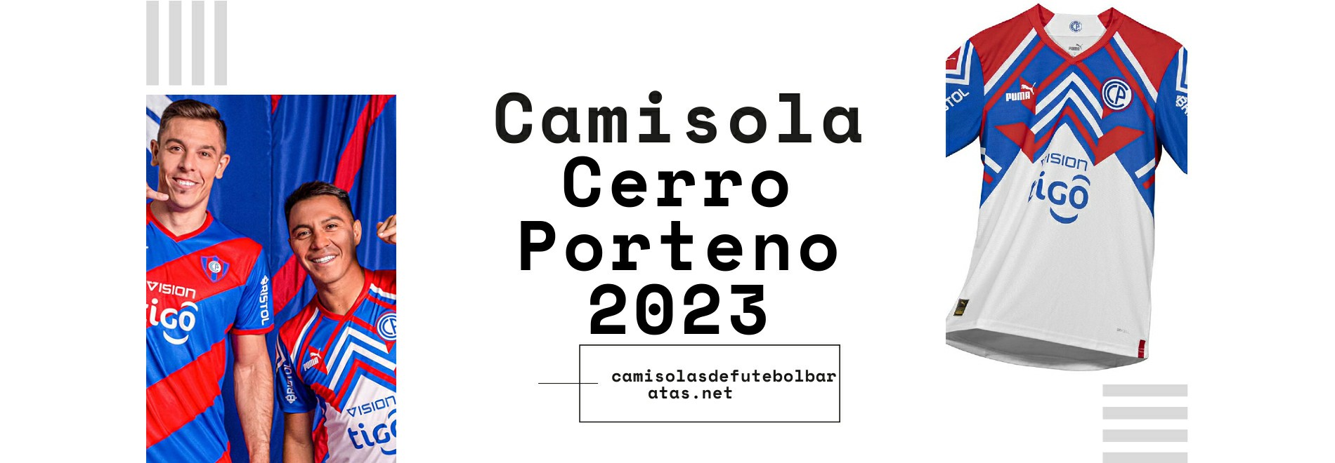 Camisola Cerro Porteno 2023-2024
