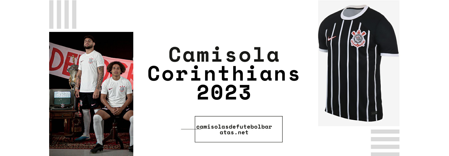 Camisola Corinthians 2023-2024