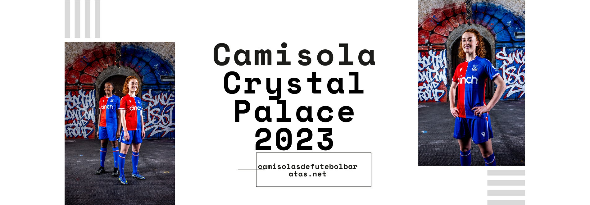 Camisola Crystal Palace 2023-2024