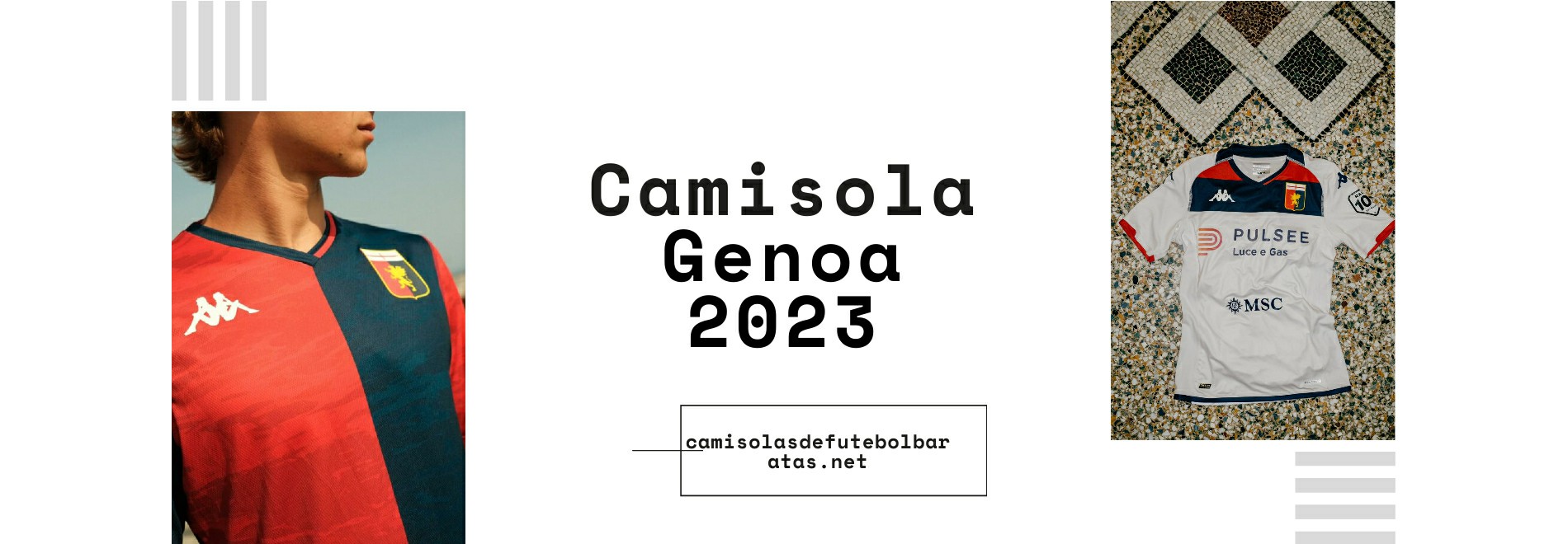 Camisola Genoa 2023-2024