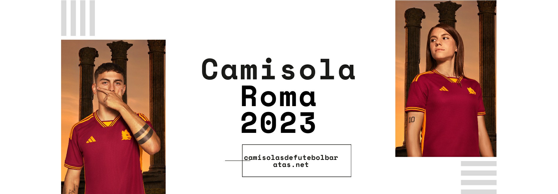 Camisola Roma 2023-2024