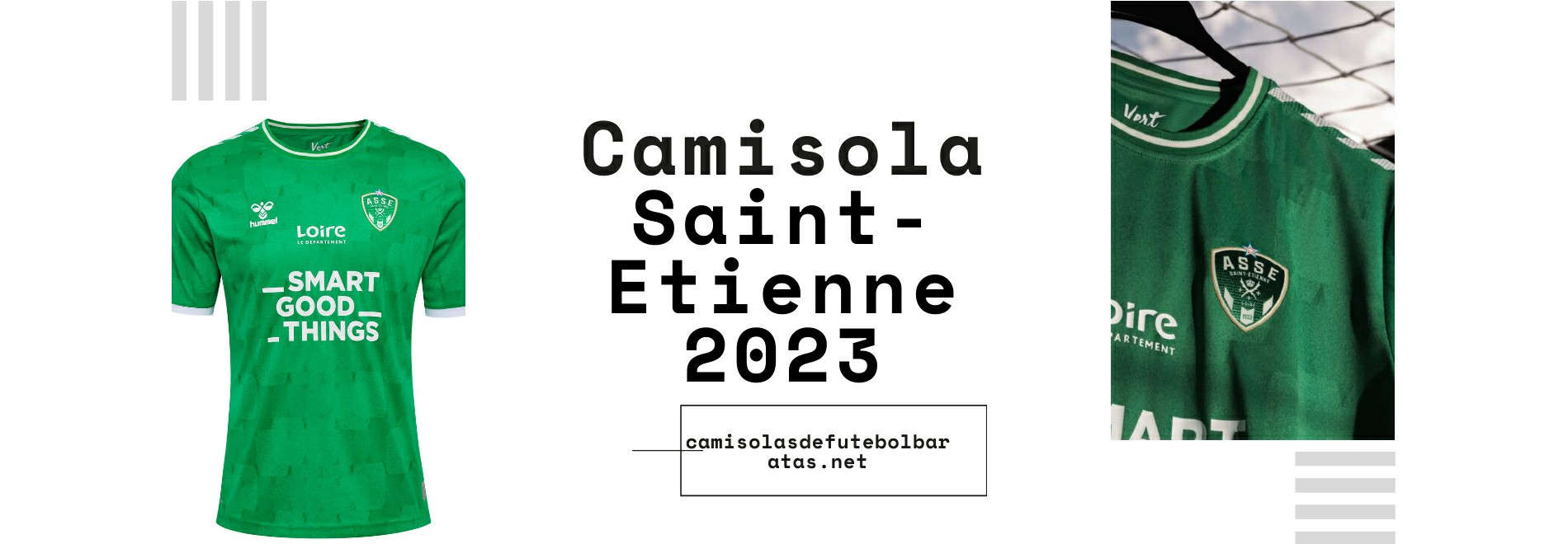 Camisola Saint-Etienne 2023-2024